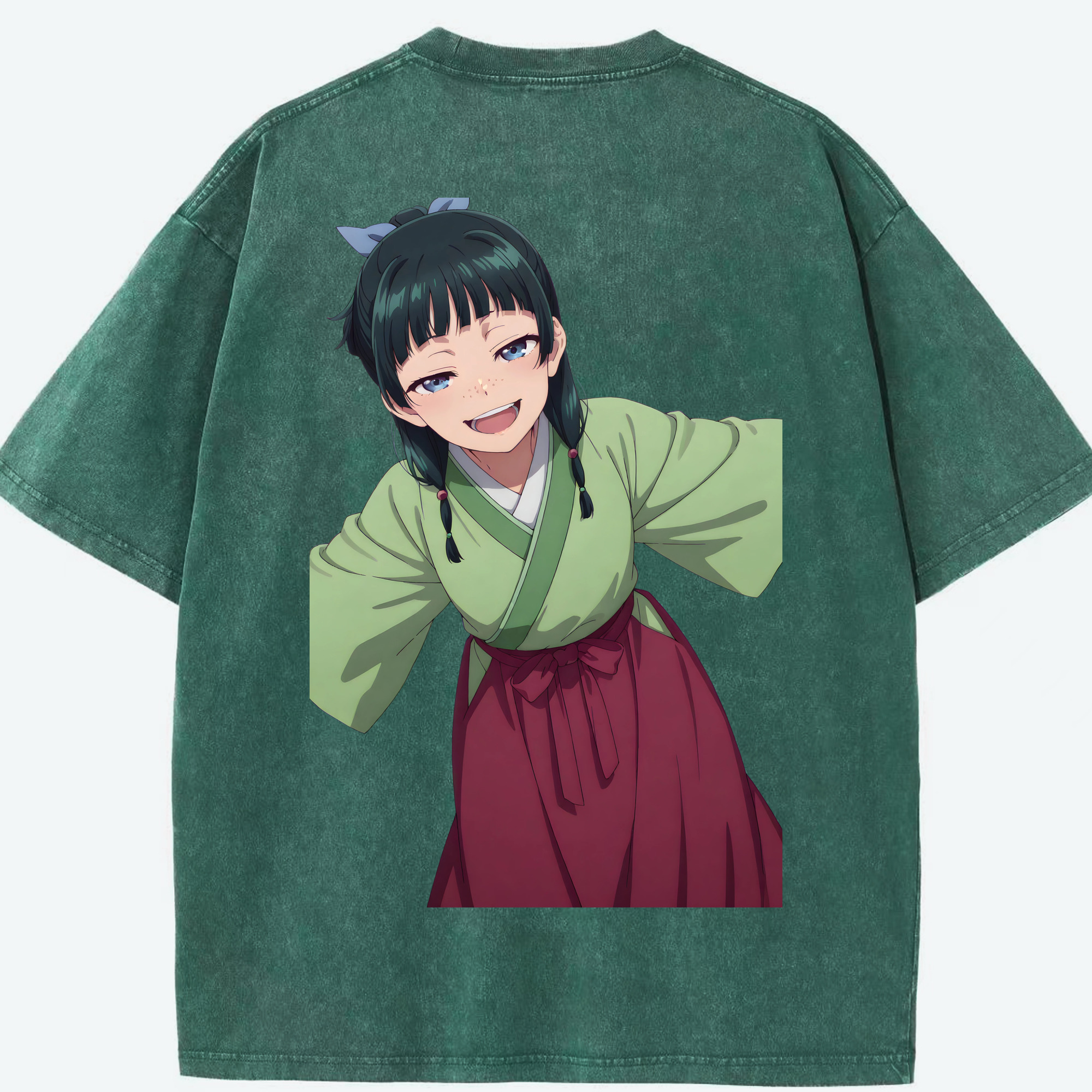 （画像用） 薬屋のひとりごと The Apothecary Diaries 綿100% ヴィンテージ風 半袖Tシャツ（背面プリント）